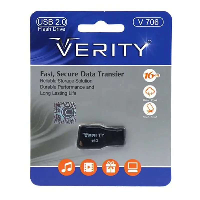 فلش مموری وریتی مدل V706 ظرفیت 16 گیگابایت