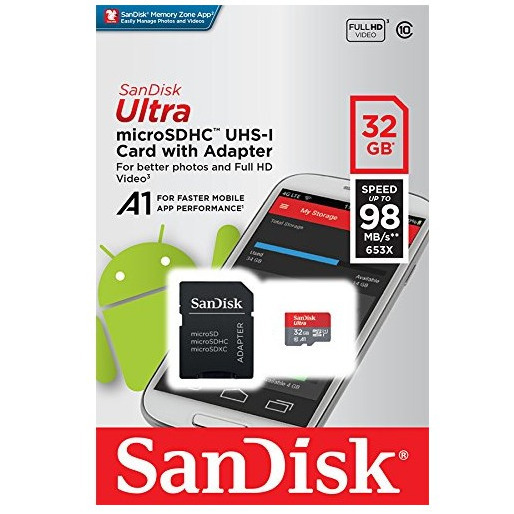 کارت حافظه Sandisk مدل Ultra class10-32g کد044